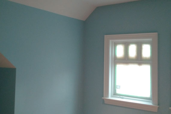 custom home bedroom painting